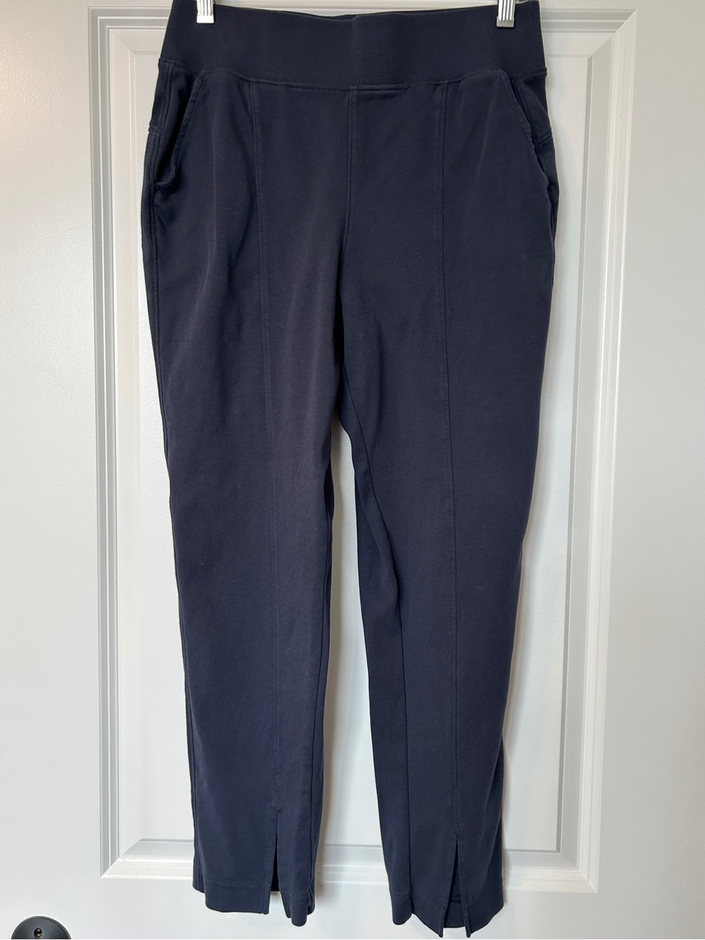 Pact Airplane Tapered Leg Pant Organic Cotton Small Midnight Blue